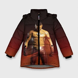 Куртка зимняя для девочки Wally West, цвет: 3D-светло-серый