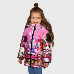 Куртка зимняя для девочки PENNY и BRAWLERS BRAWL STARS, цвет: 3D-красный — фото 2