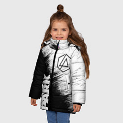 Куртка зимняя для девочки LINKIN PARK 3, цвет: 3D-черный — фото 2