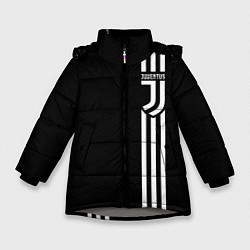 Куртка зимняя для девочки JUVENTUS, цвет: 3D-светло-серый