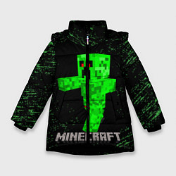 Зимняя куртка для девочки MINECRAFT CREEPER