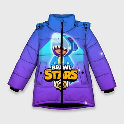 Зимняя куртка для девочки BRAWL STARS LEON SHARK