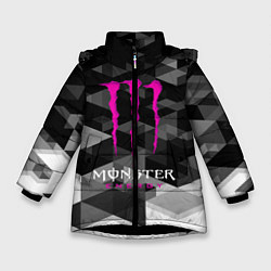 Куртка зимняя для девочки MONSTER ENERGY Z, цвет: 3D-черный