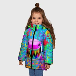Куртка зимняя для девочки 6IX9INE GOOBA, цвет: 3D-светло-серый — фото 2