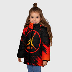 Куртка зимняя для девочки MICHAEL JORDAN Z, цвет: 3D-черный — фото 2