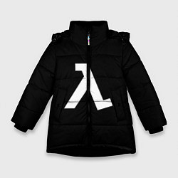 Куртка зимняя для девочки Half-Life, цвет: 3D-черный