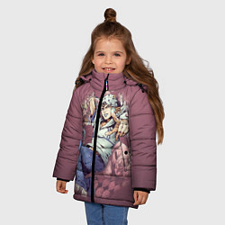 Куртка зимняя для девочки JoJo, цвет: 3D-черный — фото 2