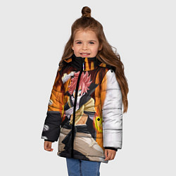 Куртка зимняя для девочки FAIRY TAIL ХВОСТ ФЕИ, цвет: 3D-светло-серый — фото 2