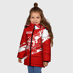 Куртка зимняя для девочки Russia, цвет: 3D-черный — фото 2