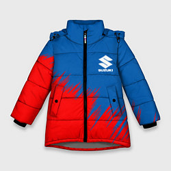 Куртка зимняя для девочки SUZUKI, цвет: 3D-светло-серый