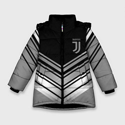 Куртка зимняя для девочки JUVENTUS, цвет: 3D-черный