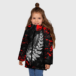 Куртка зимняя для девочки THE LAST OF US 2 ТАТУ ЭЛЛИ, цвет: 3D-черный — фото 2