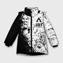 Куртка зимняя для девочки Apex Legends, цвет: 3D-черный