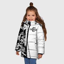 Куртка зимняя для девочки Сергей, цвет: 3D-красный — фото 2
