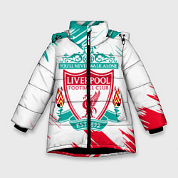 Куртка зимняя для девочки LIVERPOOL, цвет: 3D-черный