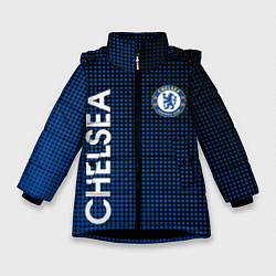 Куртка зимняя для девочки CHELSEA, цвет: 3D-черный