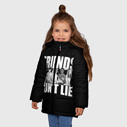 Куртка зимняя для девочки Friends Dont Lie, цвет: 3D-черный — фото 2