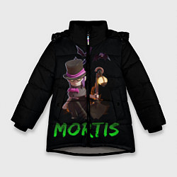 Куртка зимняя для девочки Мортис Brawl Stars, цвет: 3D-светло-серый