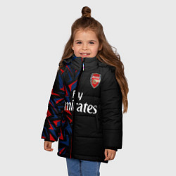 Куртка зимняя для девочки ARSENAL UNIFORM 2020, цвет: 3D-черный — фото 2