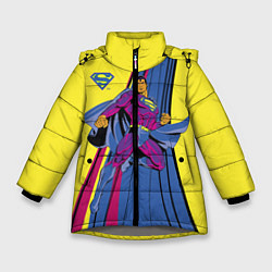 Зимняя куртка для девочки Superman