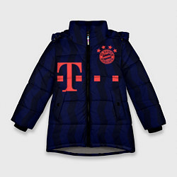 Куртка зимняя для девочки FC Bayern Munchen, цвет: 3D-светло-серый