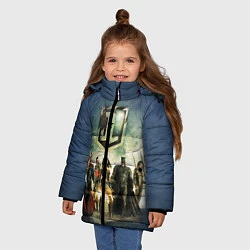 Куртка зимняя для девочки 2610535, цвет: 3D-светло-серый — фото 2