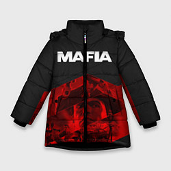 Куртка зимняя для девочки Mafia, цвет: 3D-черный
