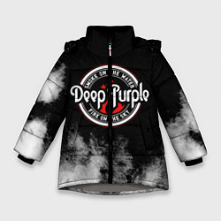 Куртка зимняя для девочки Deep Purple, цвет: 3D-светло-серый