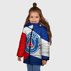 Куртка зимняя для девочки PSG EXLUSIVE, цвет: 3D-черный — фото 2