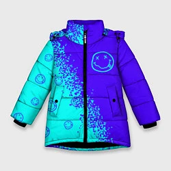 Куртка зимняя для девочки NIRVANA НИРВАНА, цвет: 3D-черный