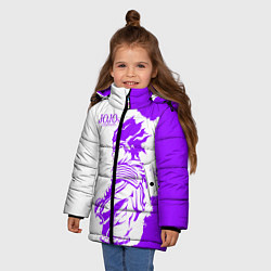 Куртка зимняя для девочки JoJo Bizarre Adventure, цвет: 3D-красный — фото 2