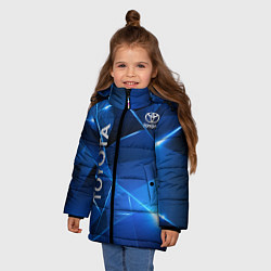 Куртка зимняя для девочки Toyota, цвет: 3D-черный — фото 2