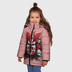 Куртка зимняя для девочки Ронин, цвет: 3D-черный — фото 2