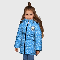 Куртка зимняя для девочки Кевин Де Брёйне 2021 Форма, цвет: 3D-красный — фото 2