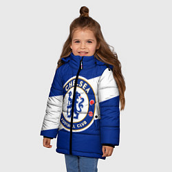 Куртка зимняя для девочки Chelsea SPORT, цвет: 3D-красный — фото 2