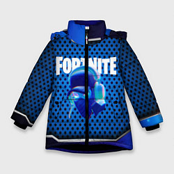 Куртка зимняя для девочки FORTNITE NINJA, цвет: 3D-черный