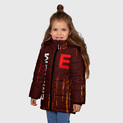Куртка зимняя для девочки EMINEM ЭМИНЕМ, цвет: 3D-черный — фото 2