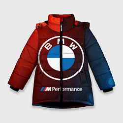 Зимняя куртка для девочки BMW БМВ