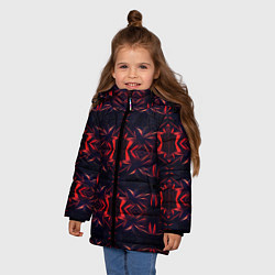 Куртка зимняя для девочки EVIL SPIDER, цвет: 3D-черный — фото 2