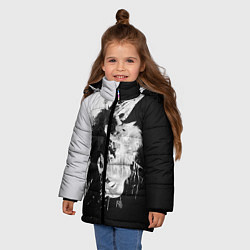 Куртка зимняя для девочки ИньЯнь, цвет: 3D-черный — фото 2