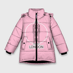 Зимняя куртка для девочки Биг Бен, Лондон, London