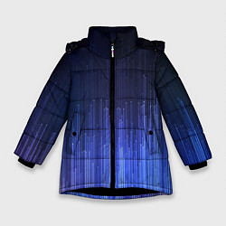 Куртка зимняя для девочки Эквалайзер настроения Z, цвет: 3D-черный