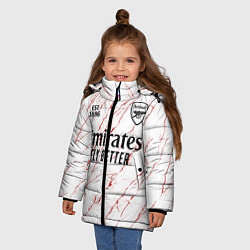 Куртка зимняя для девочки ARSENAL 2021 - ГОСТЕВАЯ, цвет: 3D-черный — фото 2