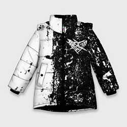 Куртка зимняя для девочки Velial Squad, цвет: 3D-черный