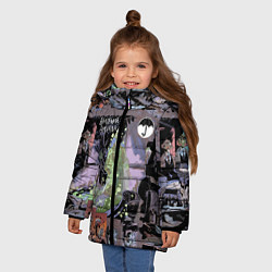 Куртка зимняя для девочки The Umbrella Academy КОМИКСЫ, цвет: 3D-черный — фото 2
