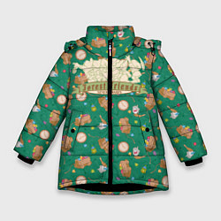 Зимняя куртка для девочки Лесные друзья Белоснежки
