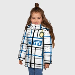 Куртка зимняя для девочки INTER выездная 2021, цвет: 3D-черный — фото 2