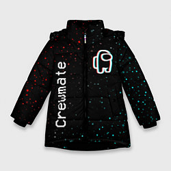 Куртка зимняя для девочки AMONG US - Зимний, цвет: 3D-черный