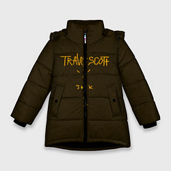 Зимняя куртка для девочки Travis Scott LOGO