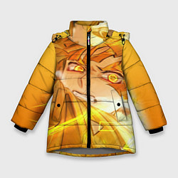Куртка зимняя для девочки ЗЕНИЦУ АГАЦУМА, цвет: 3D-светло-серый